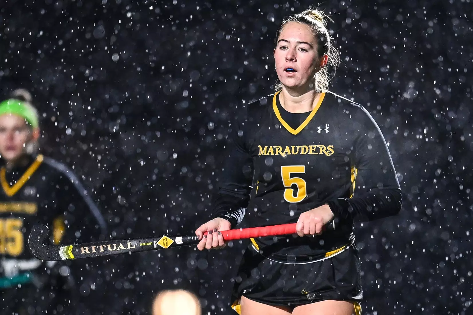 Bloomsburg at Millersville in the opening round of the PSAC field hockey tournament at Chryst Field at Beimsderfer Stadium in Millersville on Tuesday, November 15, 2022.