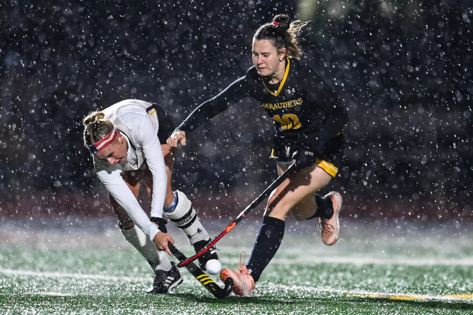 Bloomsburg at Millersville in the opening round of the PSAC field hockey tournament at Chryst Field at Beimsderfer Stadium in Millersville on Tuesday, November 15, 2022.