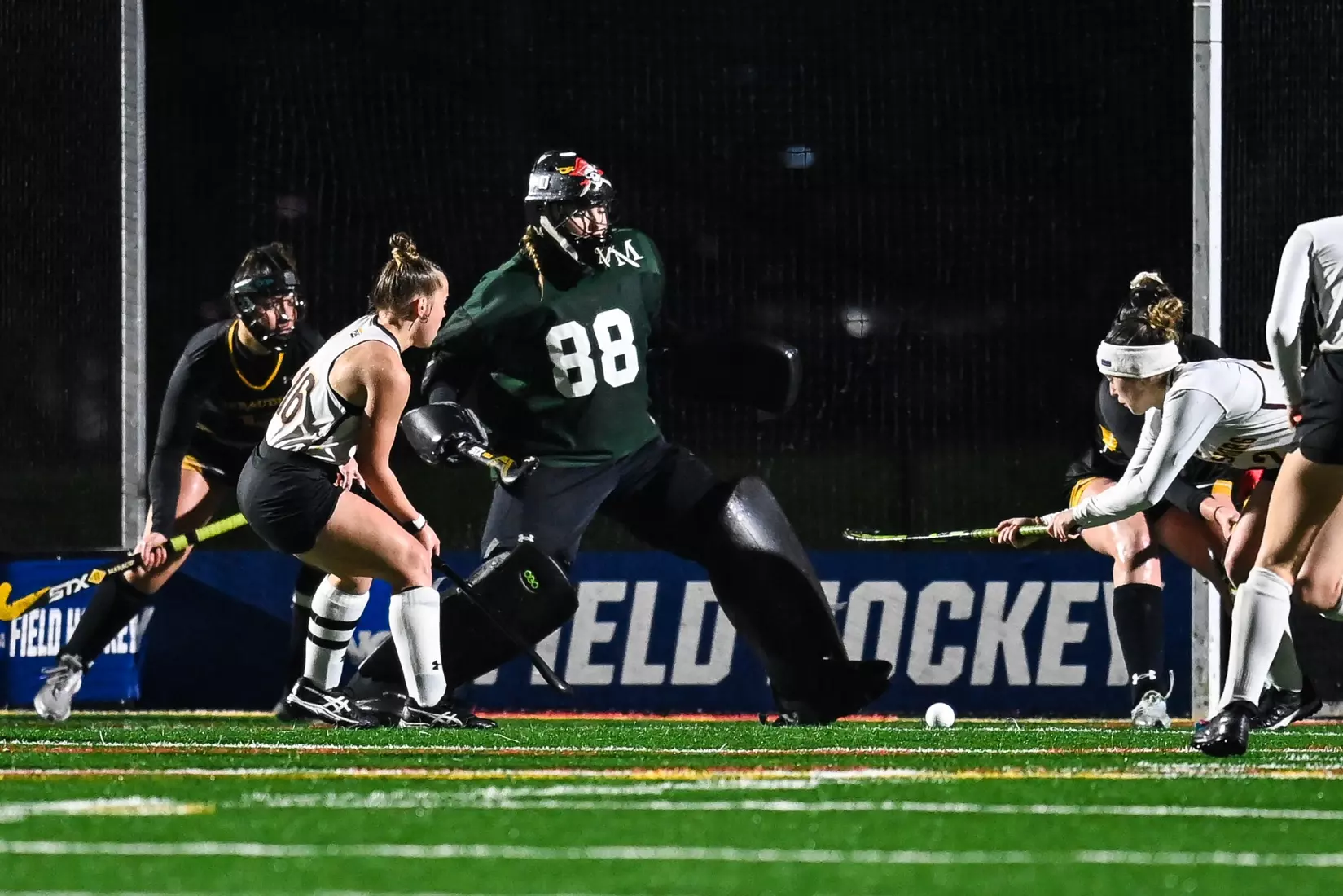 Bloomsburg at Millersville in the opening round of the PSAC field hockey tournament at Chryst Field at Beimsderfer Stadium in Millersville on Tuesday, November 15, 2022.
