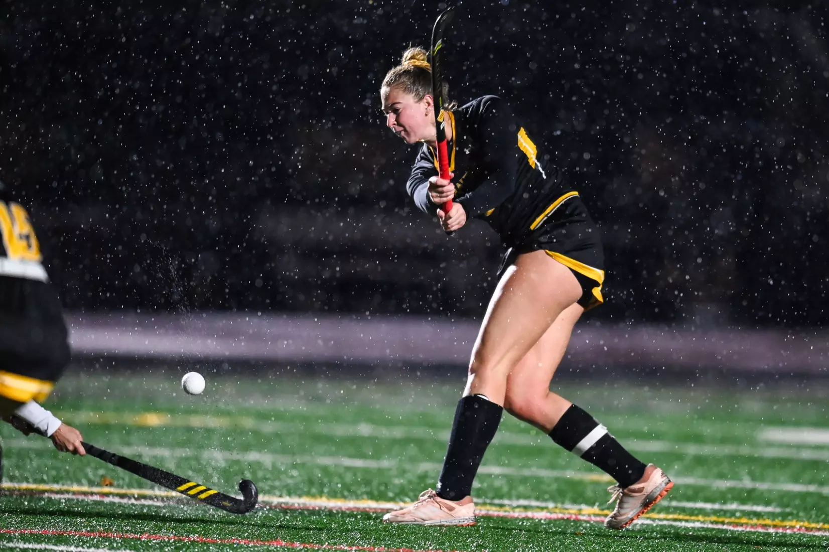 Bloomsburg at Millersville in the opening round of the PSAC field hockey tournament at Chryst Field at Beimsderfer Stadium in Millersville on Tuesday, November 15, 2022.