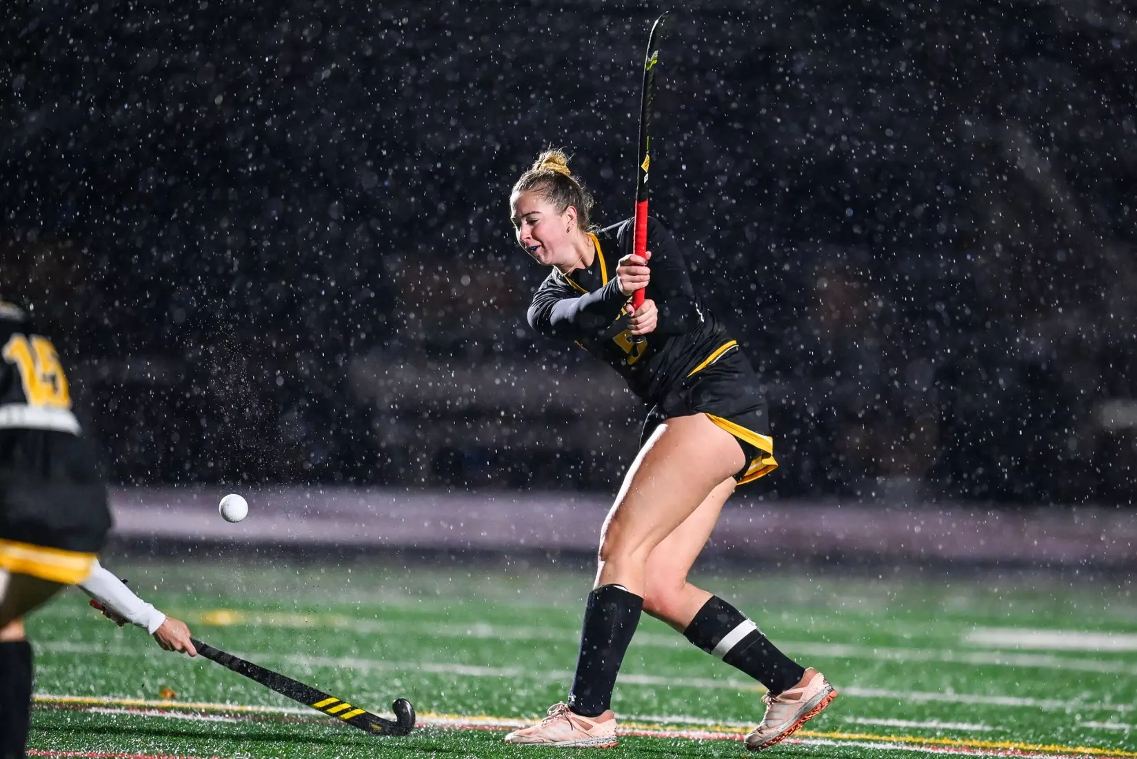 Bloomsburg at Millersville in the opening round of the PSAC field hockey tournament at Chryst Field at Beimsderfer Stadium in Millersville on Tuesday, November 15, 2022.