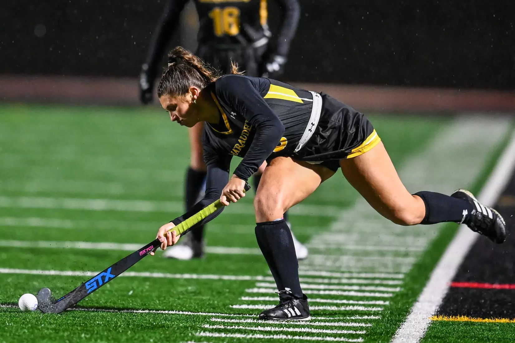 Bloomsburg at Millersville in the opening round of the PSAC field hockey tournament at Chryst Field at Beimsderfer Stadium in Millersville on Tuesday, November 15, 2022.