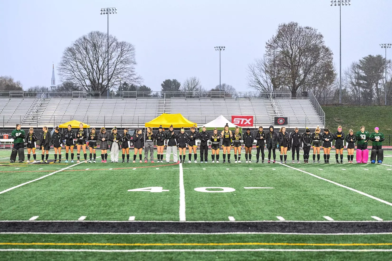 Bloomsburg at Millersville in the opening round of the PSAC field hockey tournament at Chryst Field at Beimsderfer Stadium in Millersville on Tuesday, November 15, 2022.