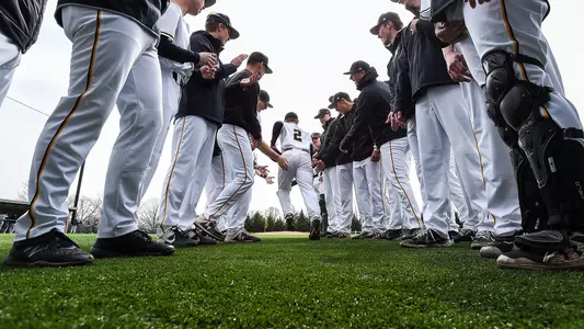 Millersville vs. Goldey-Beacom in game 1 of a doubleheader baseball action at Cooper Park in Millersville, PA on Saturday, March 5, 2022. Mark Palczewski/Millersville Athletics Photo.