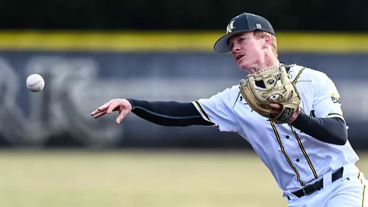 Millersville vs. Goldey-Beacom baseball action in game 2 of a doubleheader at Cooper Park in Millersville, PA on Saturday, March 5, 2022. Mark Palczewski/Millersville Athletics Photo.