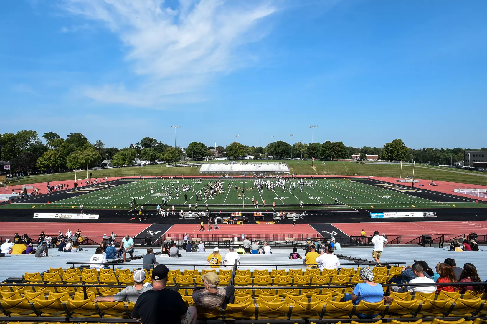 Millersville vs. Slippery Rock in football action at Chryst Field at Beimsderfer Stadium in Millersville on Saturday, September 17, 2022.