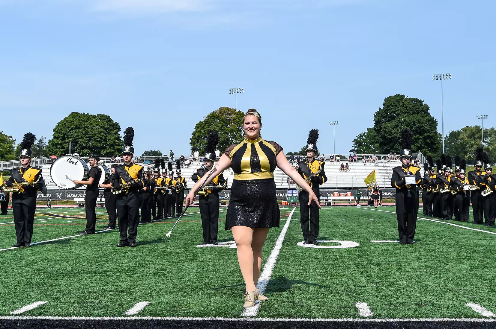 Millersville vs. Slippery Rock in football action at Chryst Field at Beimsderfer Stadium in Millersville on Saturday, September 17, 2022.