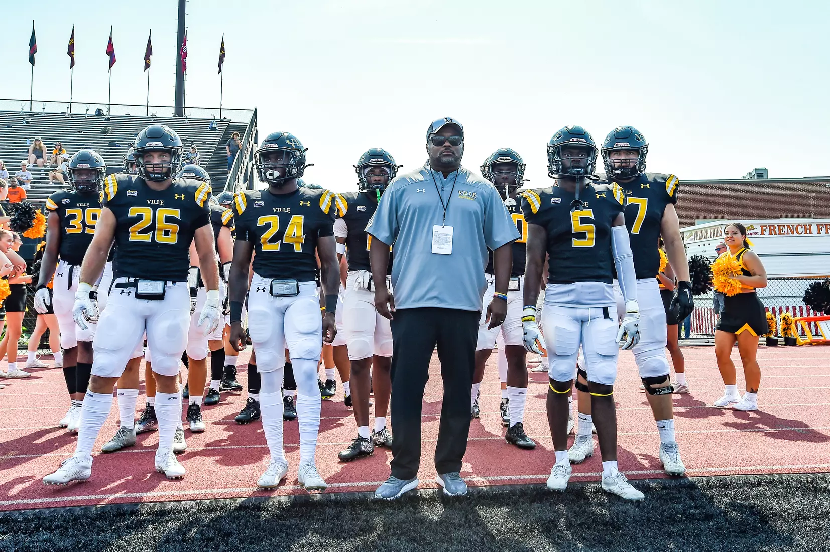 Millersville vs. Slippery Rock in football action at Chryst Field at Beimsderfer Stadium in Millersville on Saturday, September 17, 2022.
