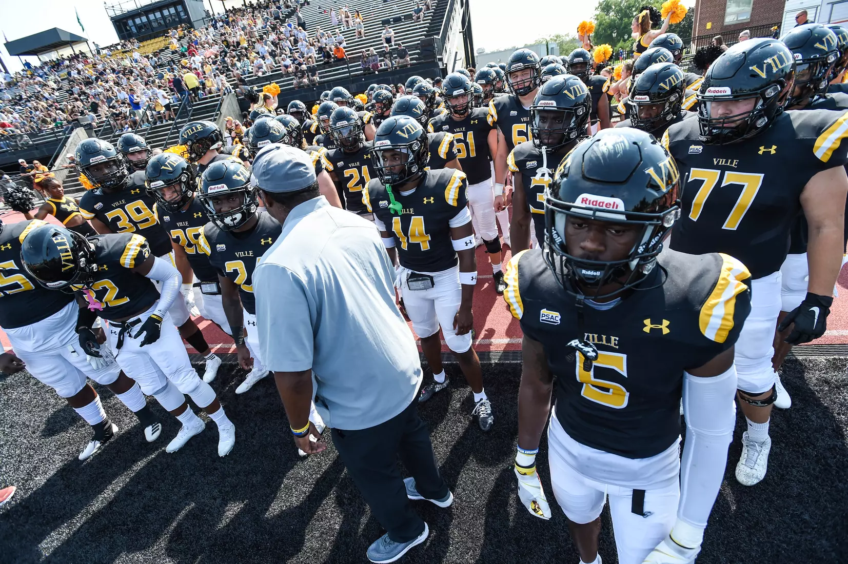 Millersville vs. Slippery Rock in football action at Chryst Field at Beimsderfer Stadium in Millersville on Saturday, September 17, 2022.