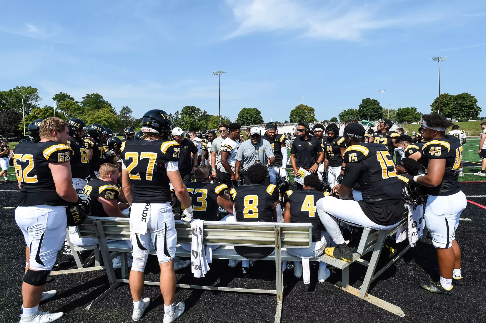 Millersville vs. Slippery Rock in football action at Chryst Field at Beimsderfer Stadium in Millersville on Saturday, September 17, 2022.