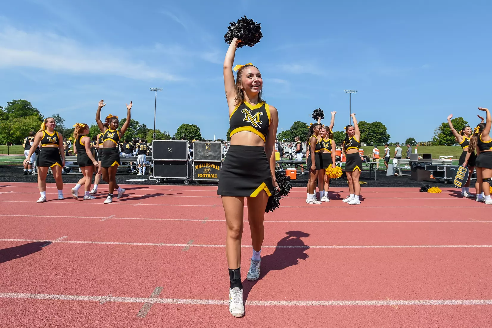 Millersville vs. Slippery Rock in football action at Chryst Field at Beimsderfer Stadium in Millersville on Saturday, September 17, 2022.