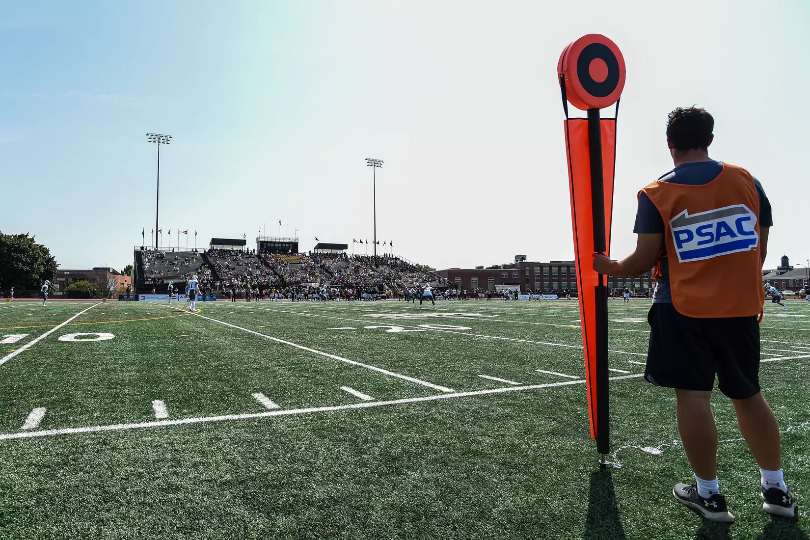 Millersville vs. Slippery Rock in football action at Chryst Field at Beimsderfer Stadium in Millersville on Saturday, September 17, 2022.