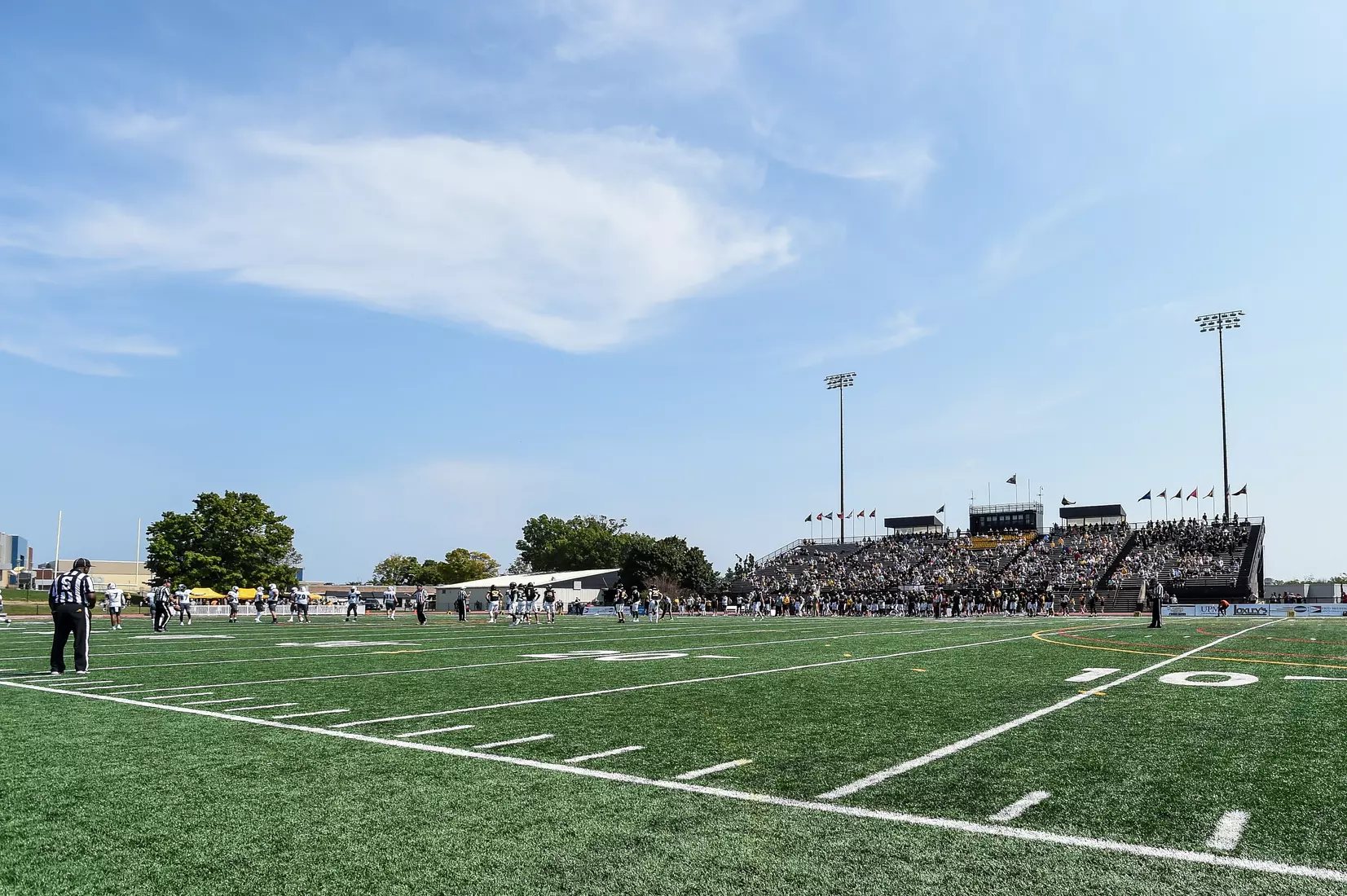 Millersville vs. Slippery Rock in football action at Chryst Field at Beimsderfer Stadium in Millersville on Saturday, September 17, 2022.