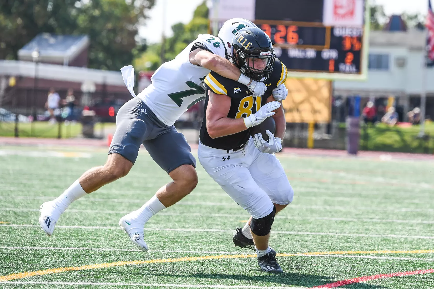 Millersville vs. Slippery Rock in football action at Chryst Field at Beimsderfer Stadium in Millersville on Saturday, September 17, 2022.