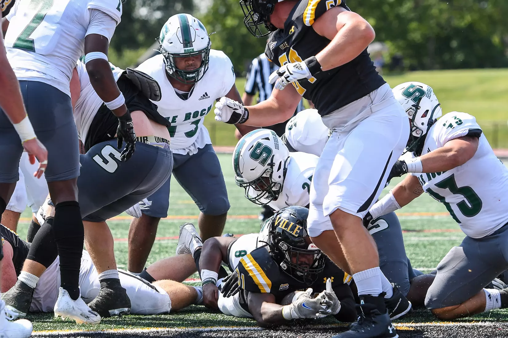 Millersville vs. Slippery Rock in football action at Chryst Field at Beimsderfer Stadium in Millersville on Saturday, September 17, 2022.