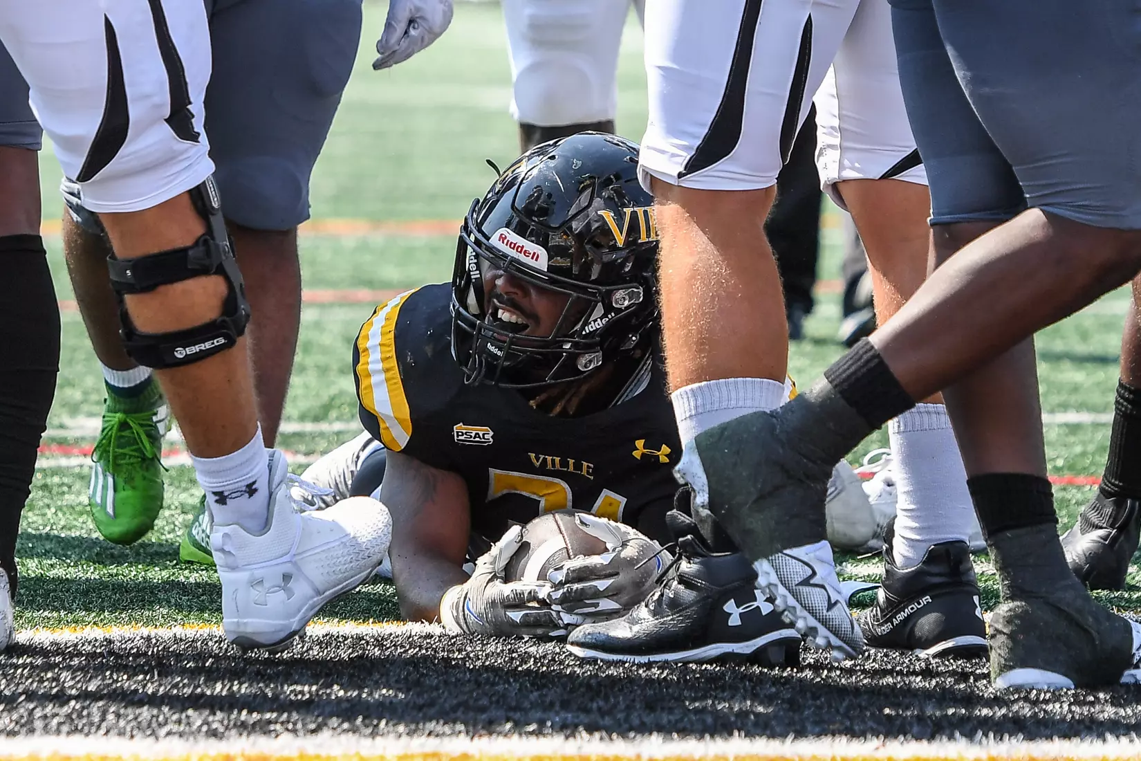 Millersville vs. Slippery Rock in football action at Chryst Field at Beimsderfer Stadium in Millersville on Saturday, September 17, 2022.