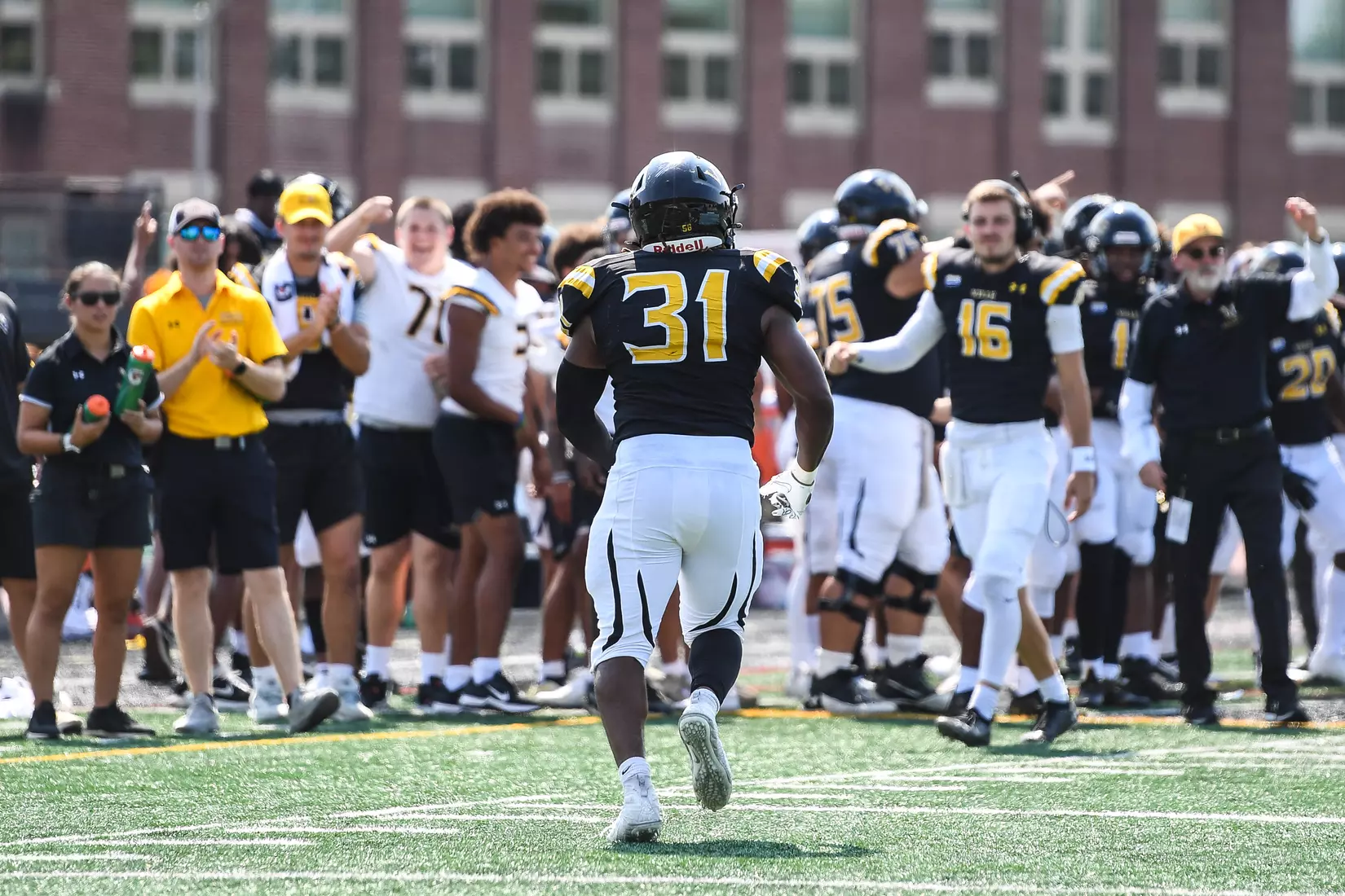 Millersville vs. Slippery Rock in football action at Chryst Field at Beimsderfer Stadium in Millersville on Saturday, September 17, 2022.