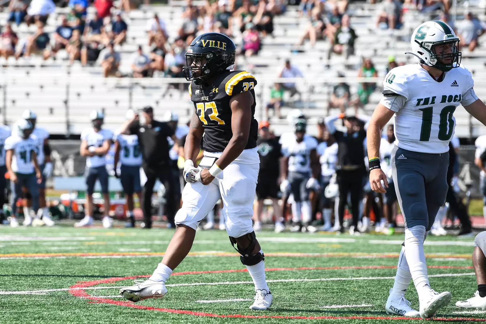 Millersville vs. Slippery Rock in football action at Chryst Field at Beimsderfer Stadium in Millersville on Saturday, September 17, 2022.