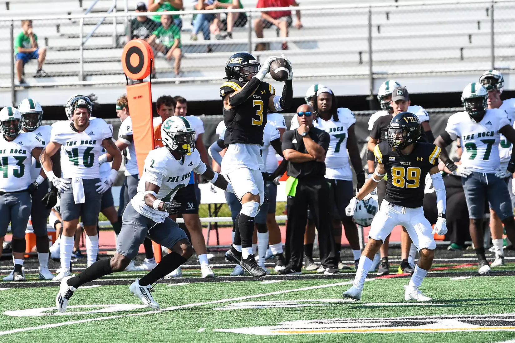 Millersville vs. Slippery Rock in football action at Chryst Field at Beimsderfer Stadium in Millersville on Saturday, September 17, 2022.