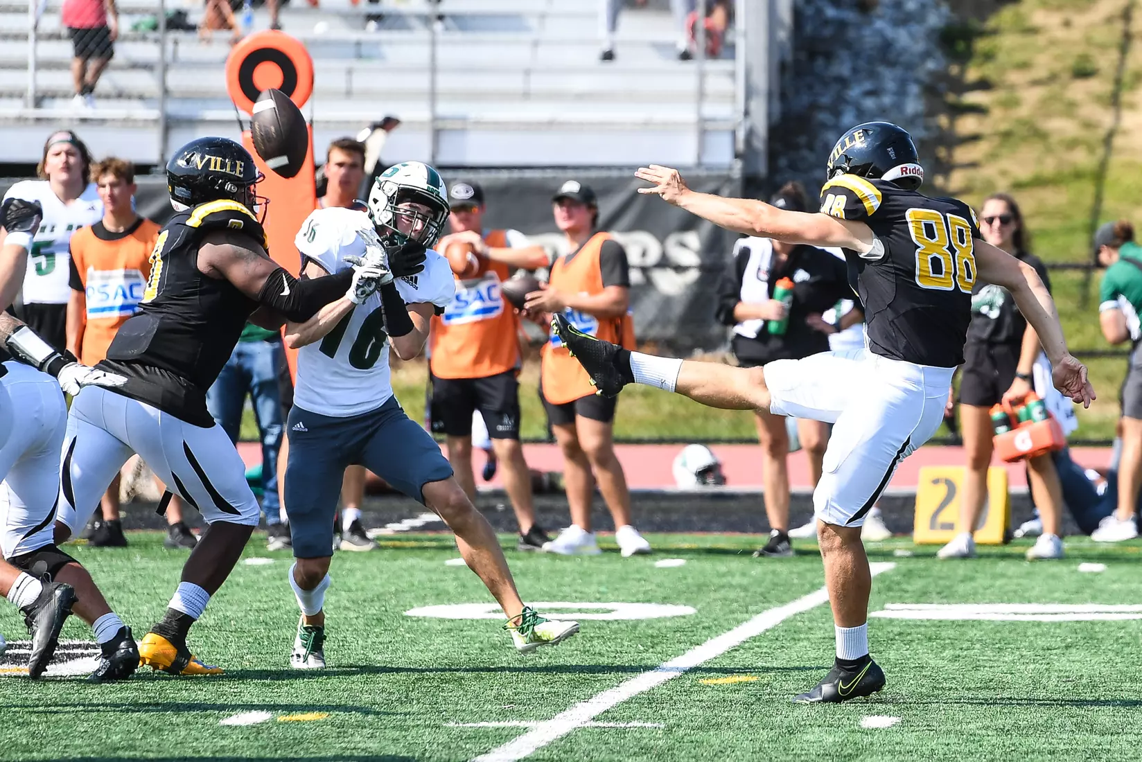 Millersville vs. Slippery Rock in football action at Chryst Field at Beimsderfer Stadium in Millersville on Saturday, September 17, 2022.