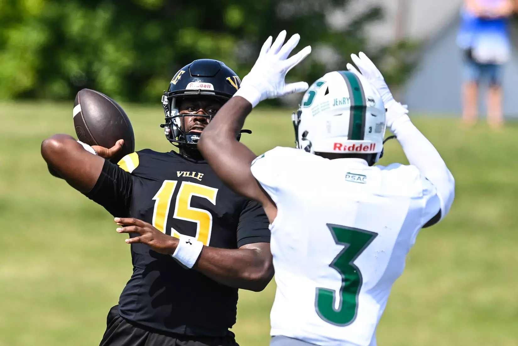 Millersville vs. Slippery Rock in football action at Chryst Field at Beimsderfer Stadium in Millersville on Saturday, September 17, 2022.