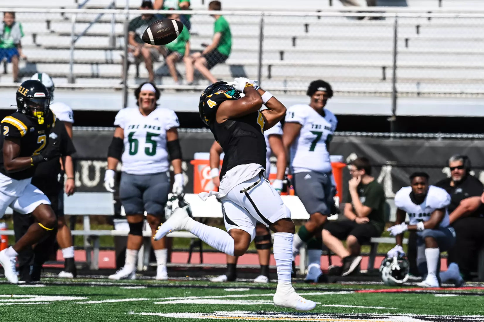 Millersville vs. Slippery Rock in football action at Chryst Field at Beimsderfer Stadium in Millersville on Saturday, September 17, 2022.