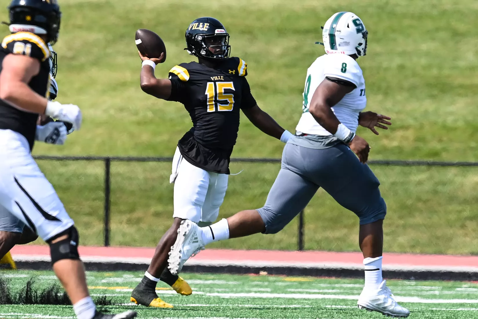 Millersville vs. Slippery Rock in football action at Chryst Field at Beimsderfer Stadium in Millersville on Saturday, September 17, 2022.