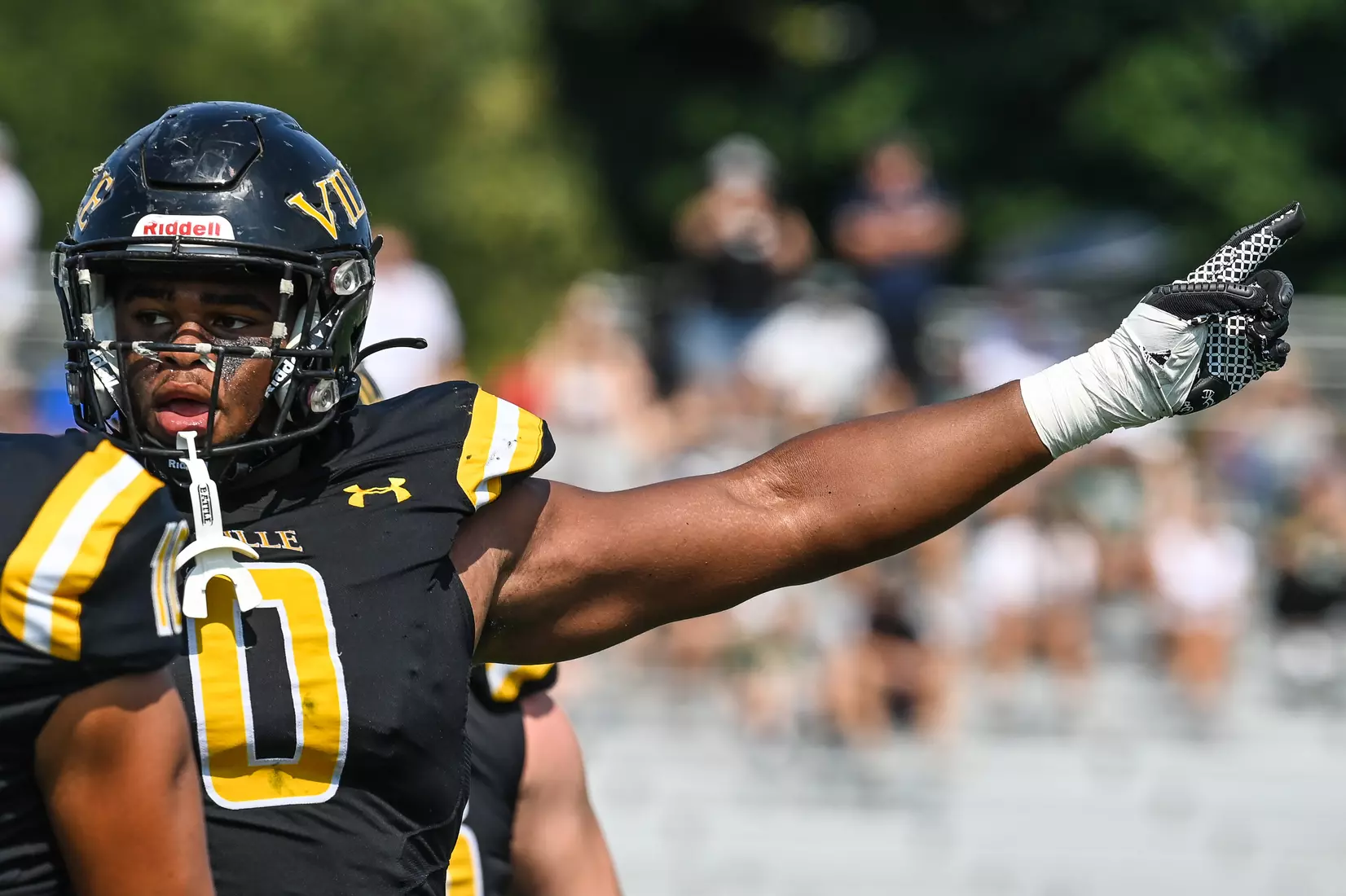 Millersville vs. Slippery Rock in football action at Chryst Field at Beimsderfer Stadium in Millersville on Saturday, September 17, 2022.