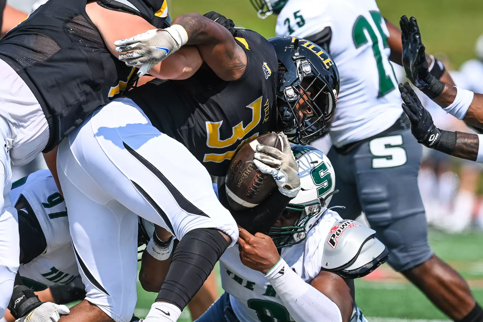 Millersville vs. Slippery Rock in football action at Chryst Field at Beimsderfer Stadium in Millersville on Saturday, September 17, 2022.
