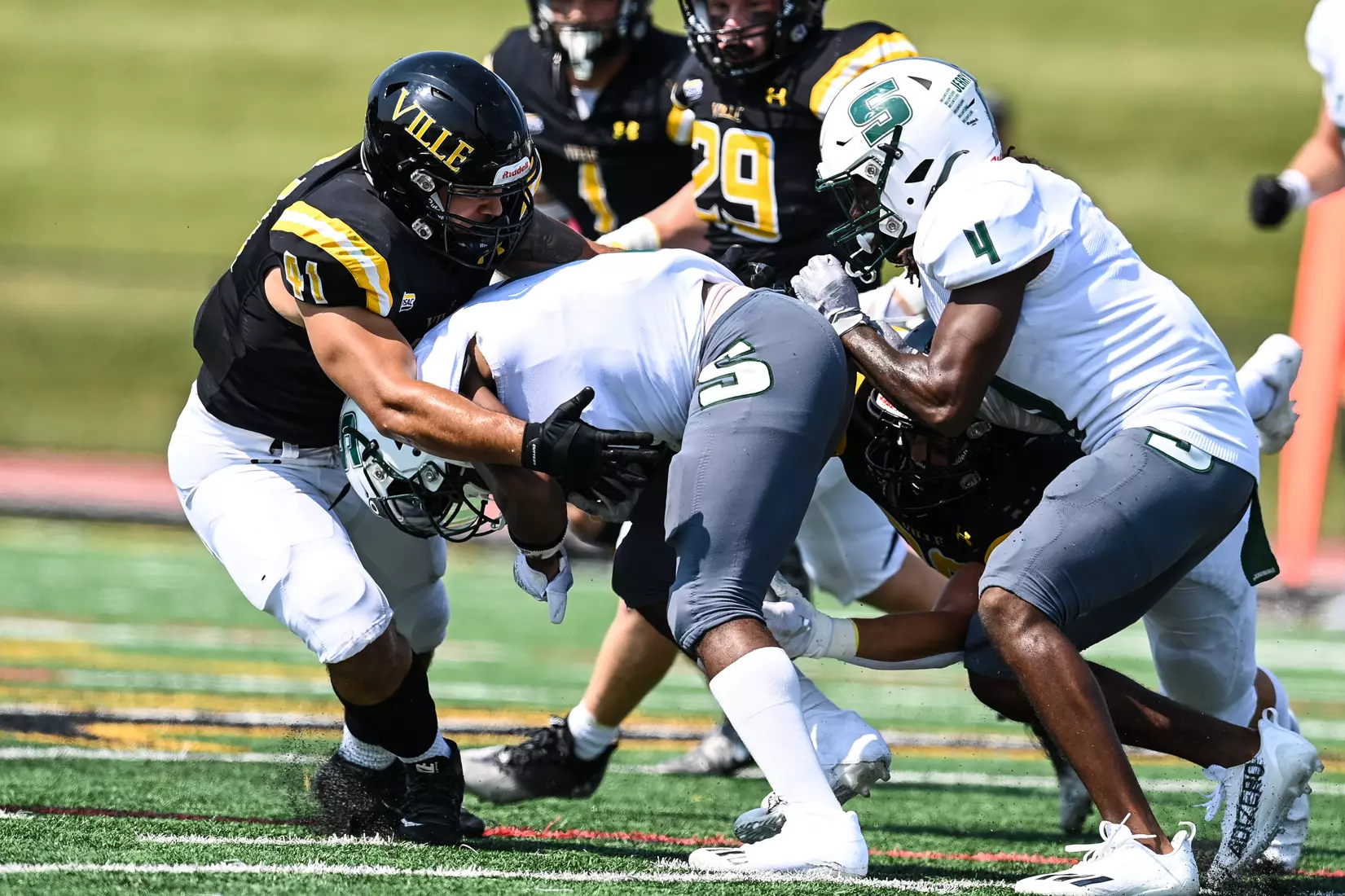 Millersville vs. Slippery Rock in football action at Chryst Field at Beimsderfer Stadium in Millersville on Saturday, September 17, 2022.