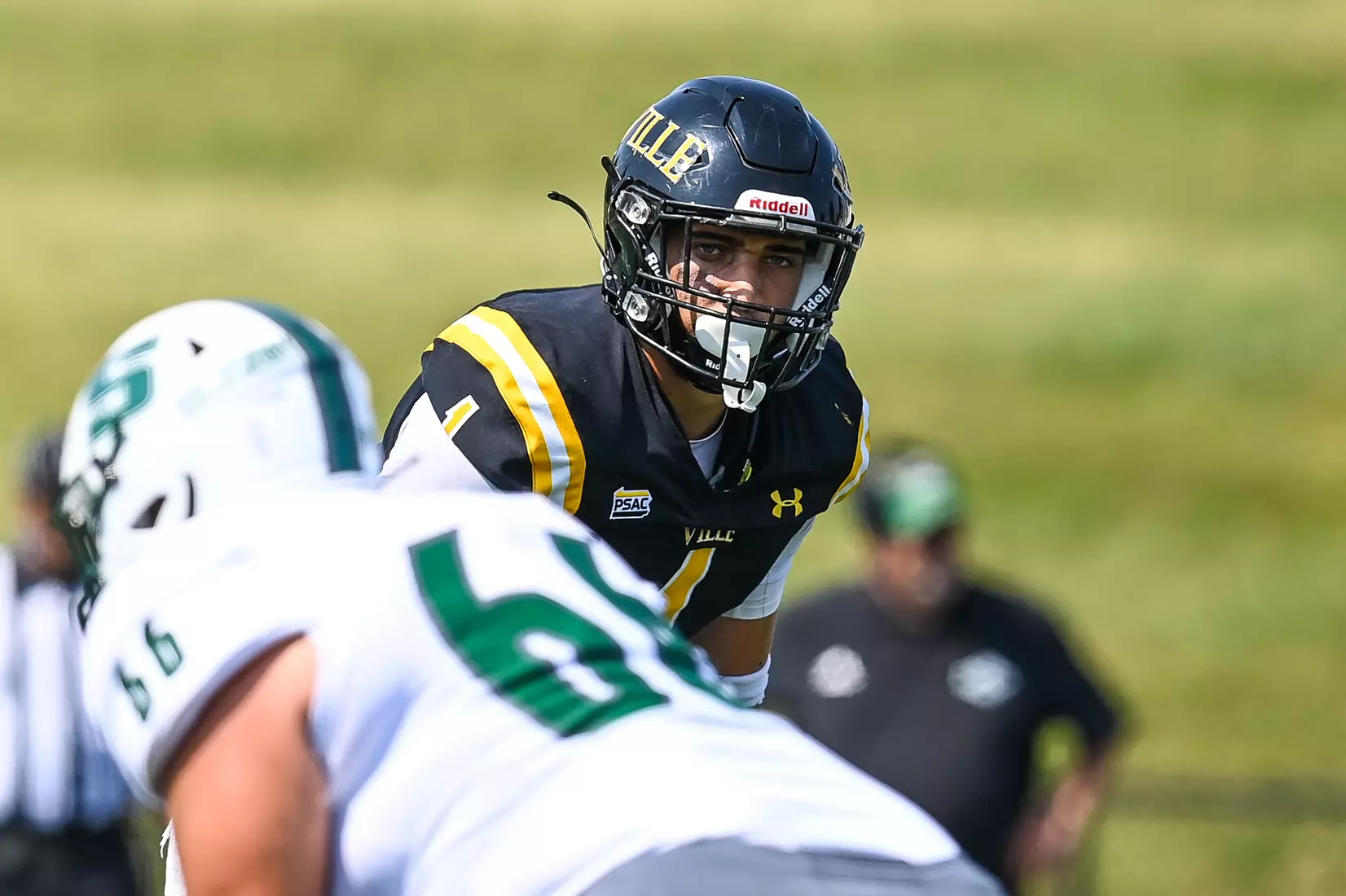 Millersville vs. Slippery Rock in football action at Chryst Field at Beimsderfer Stadium in Millersville on Saturday, September 17, 2022.