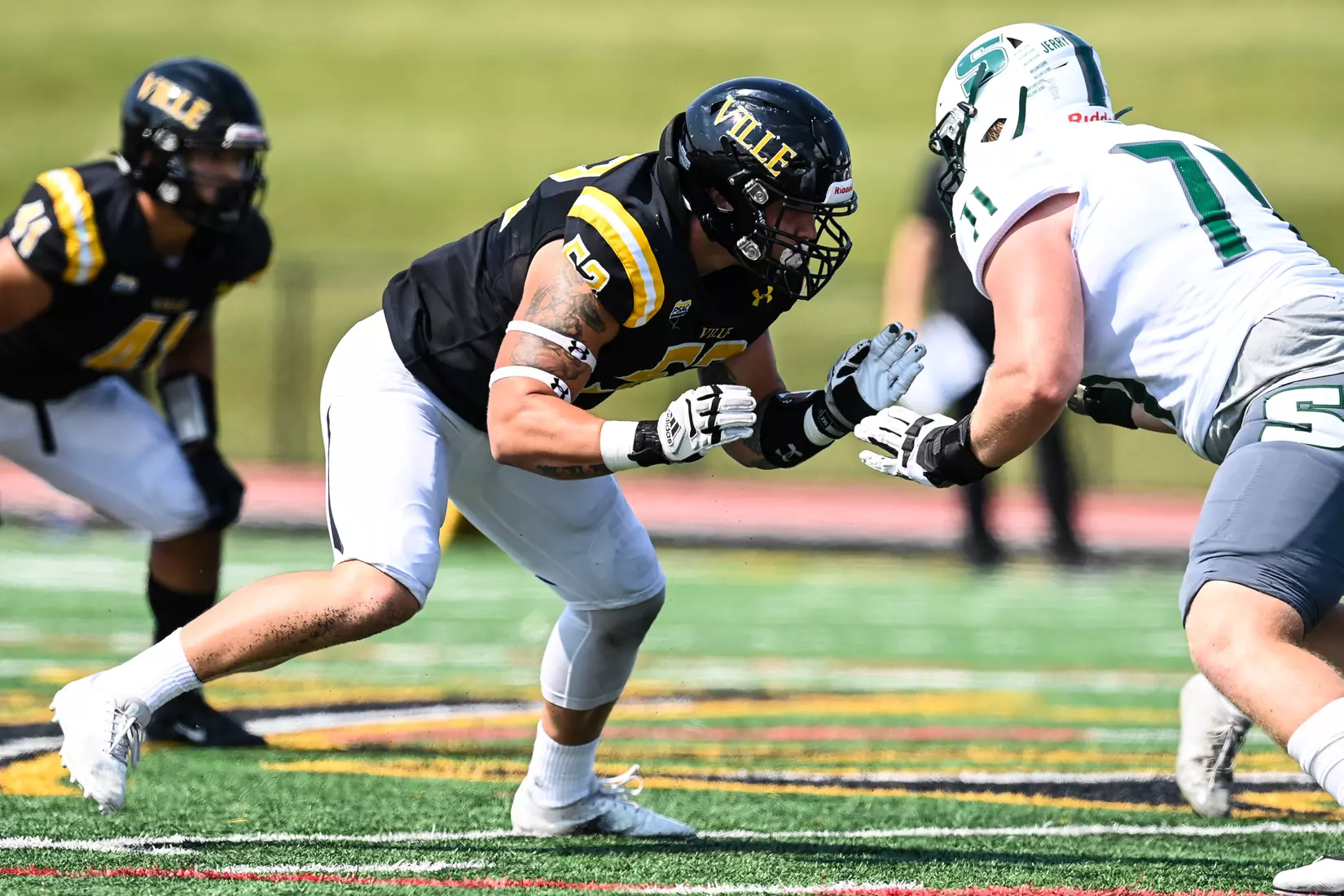 Millersville vs. Slippery Rock in football action at Chryst Field at Beimsderfer Stadium in Millersville on Saturday, September 17, 2022.