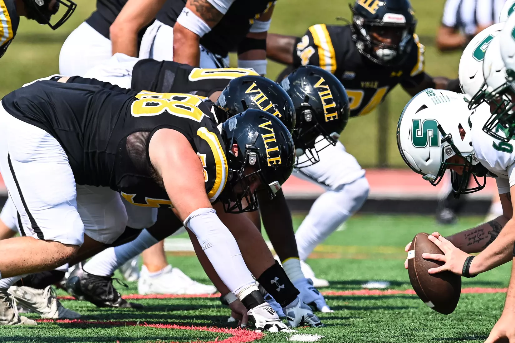 Millersville vs. Slippery Rock in football action at Chryst Field at Beimsderfer Stadium in Millersville on Saturday, September 17, 2022.