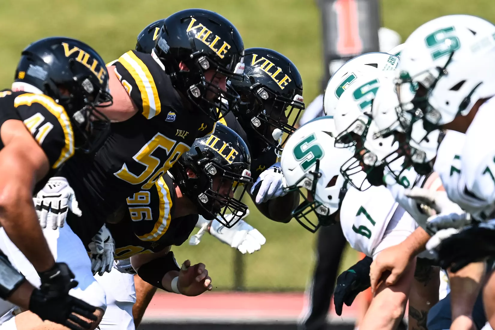 Millersville vs. Slippery Rock in football action at Chryst Field at Beimsderfer Stadium in Millersville on Saturday, September 17, 2022.