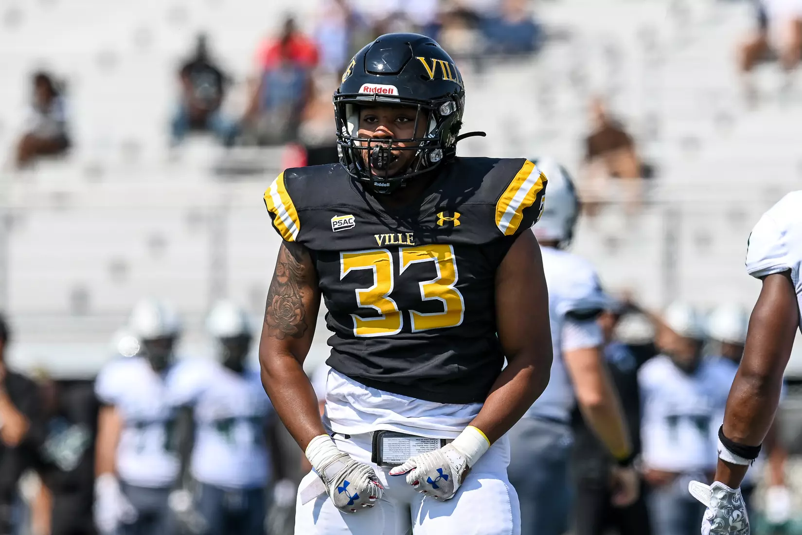 Millersville vs. Slippery Rock in football action at Chryst Field at Beimsderfer Stadium in Millersville on Saturday, September 17, 2022.