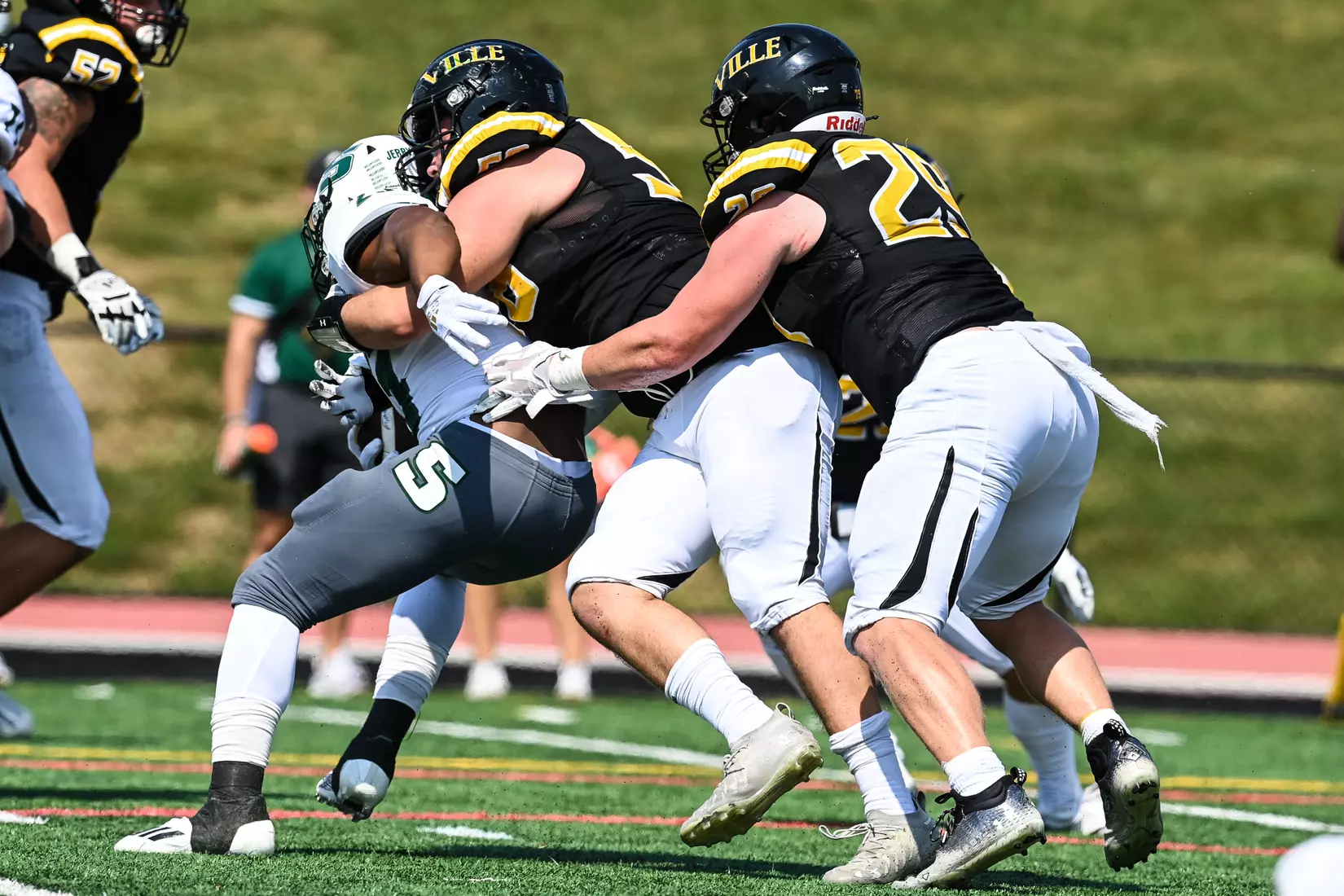 Millersville vs. Slippery Rock in football action at Chryst Field at Beimsderfer Stadium in Millersville on Saturday, September 17, 2022.
