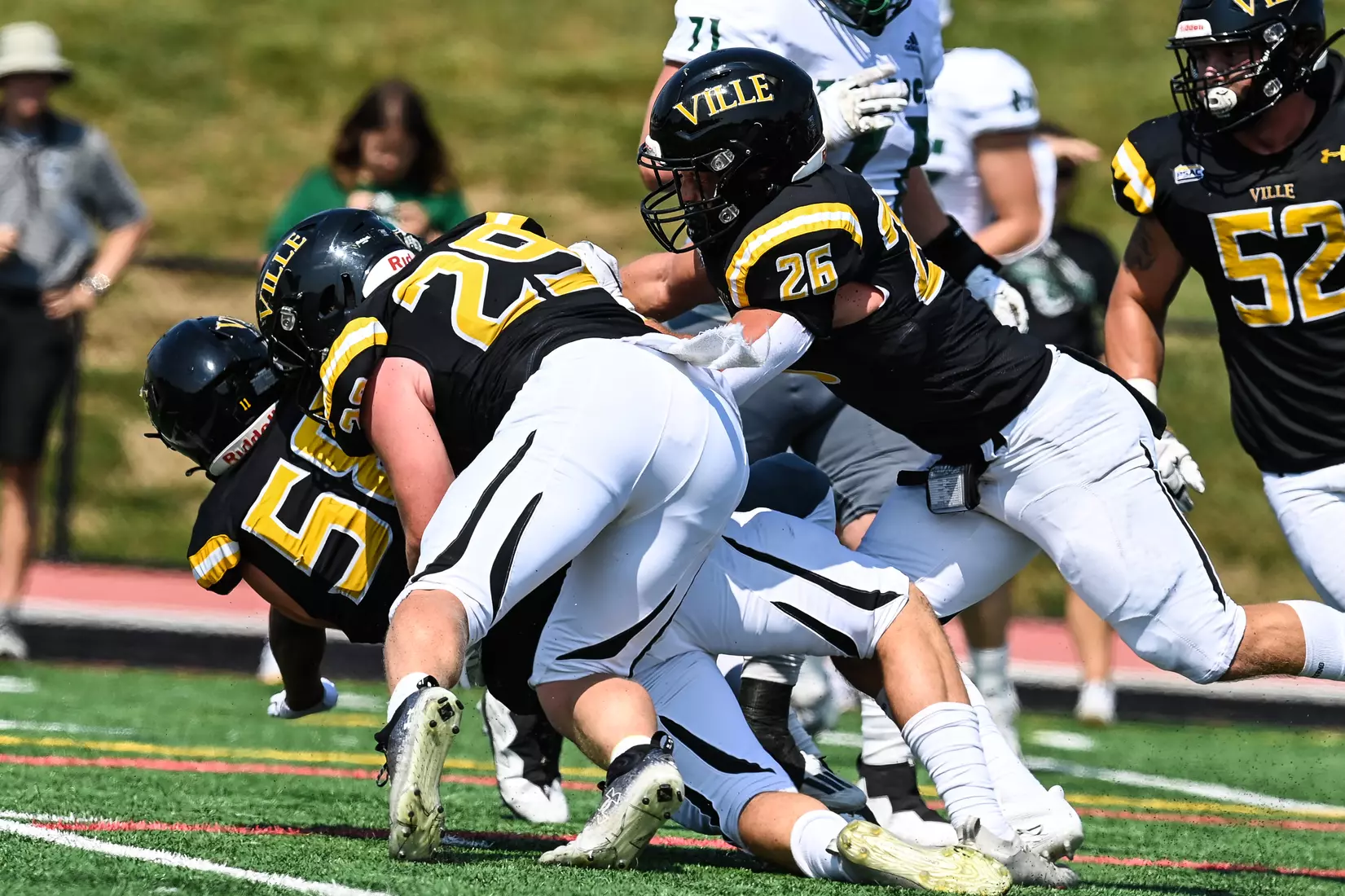 Millersville vs. Slippery Rock in football action at Chryst Field at Beimsderfer Stadium in Millersville on Saturday, September 17, 2022.