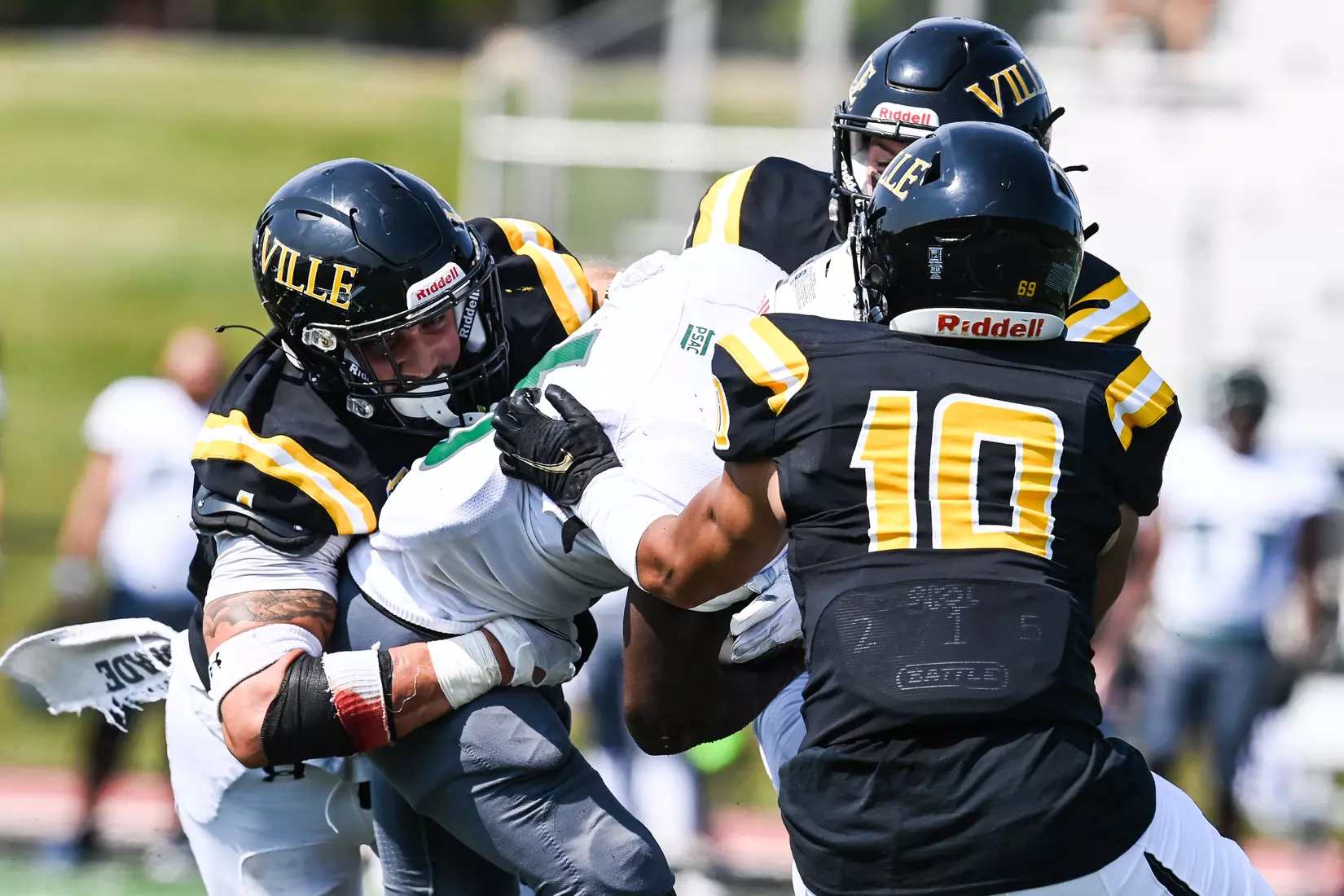 Millersville vs. Slippery Rock in football action at Chryst Field at Beimsderfer Stadium in Millersville on Saturday, September 17, 2022.