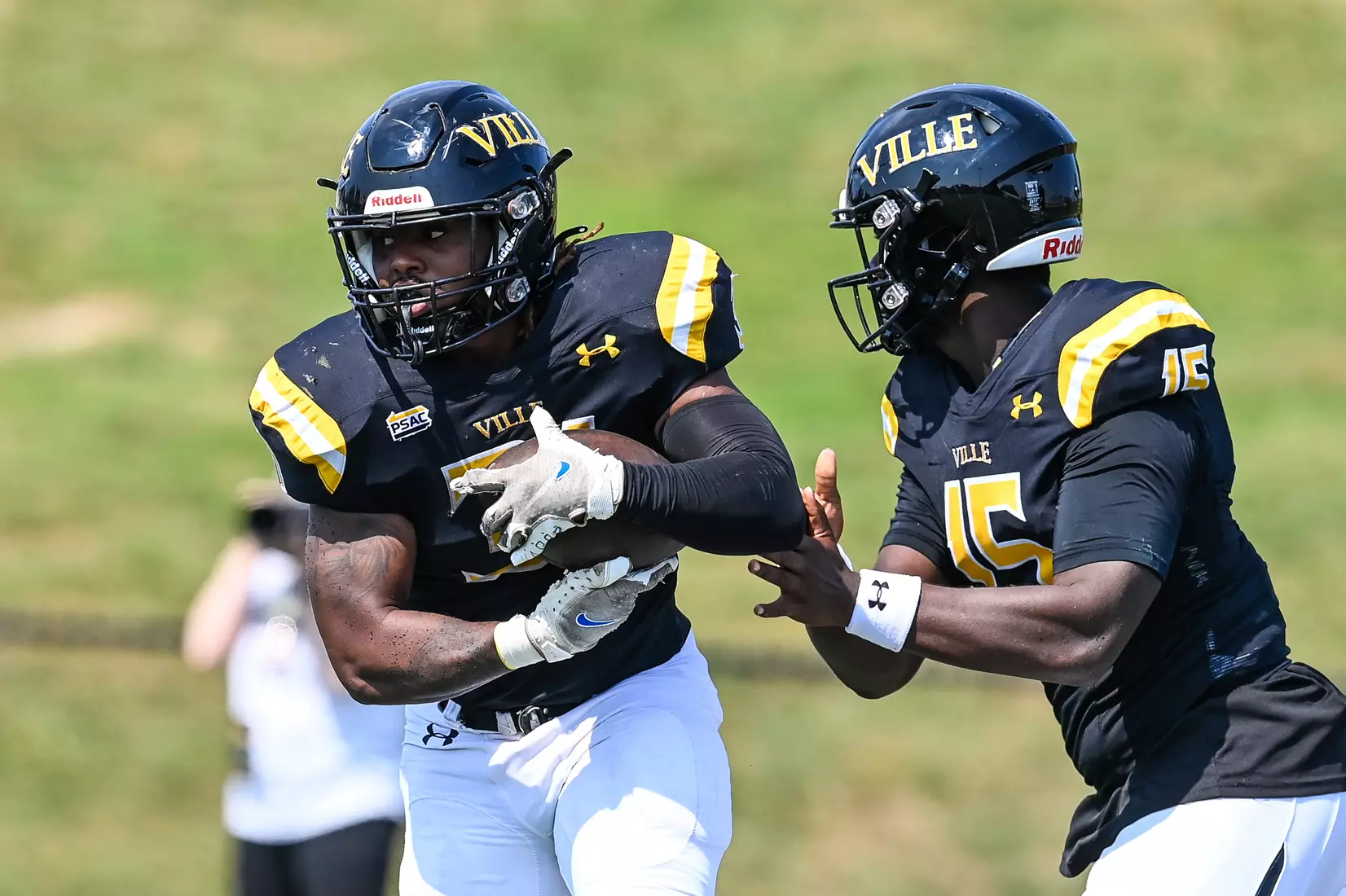 Millersville vs. Slippery Rock in football action at Chryst Field at Beimsderfer Stadium in Millersville on Saturday, September 17, 2022.