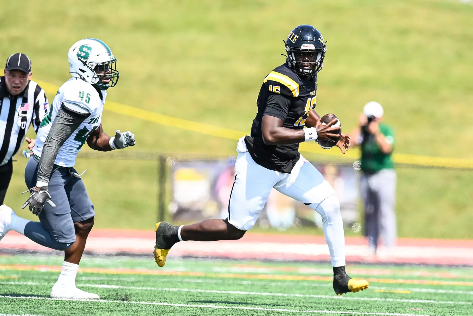 Millersville vs. Slippery Rock in football action at Chryst Field at Beimsderfer Stadium in Millersville on Saturday, September 17, 2022.