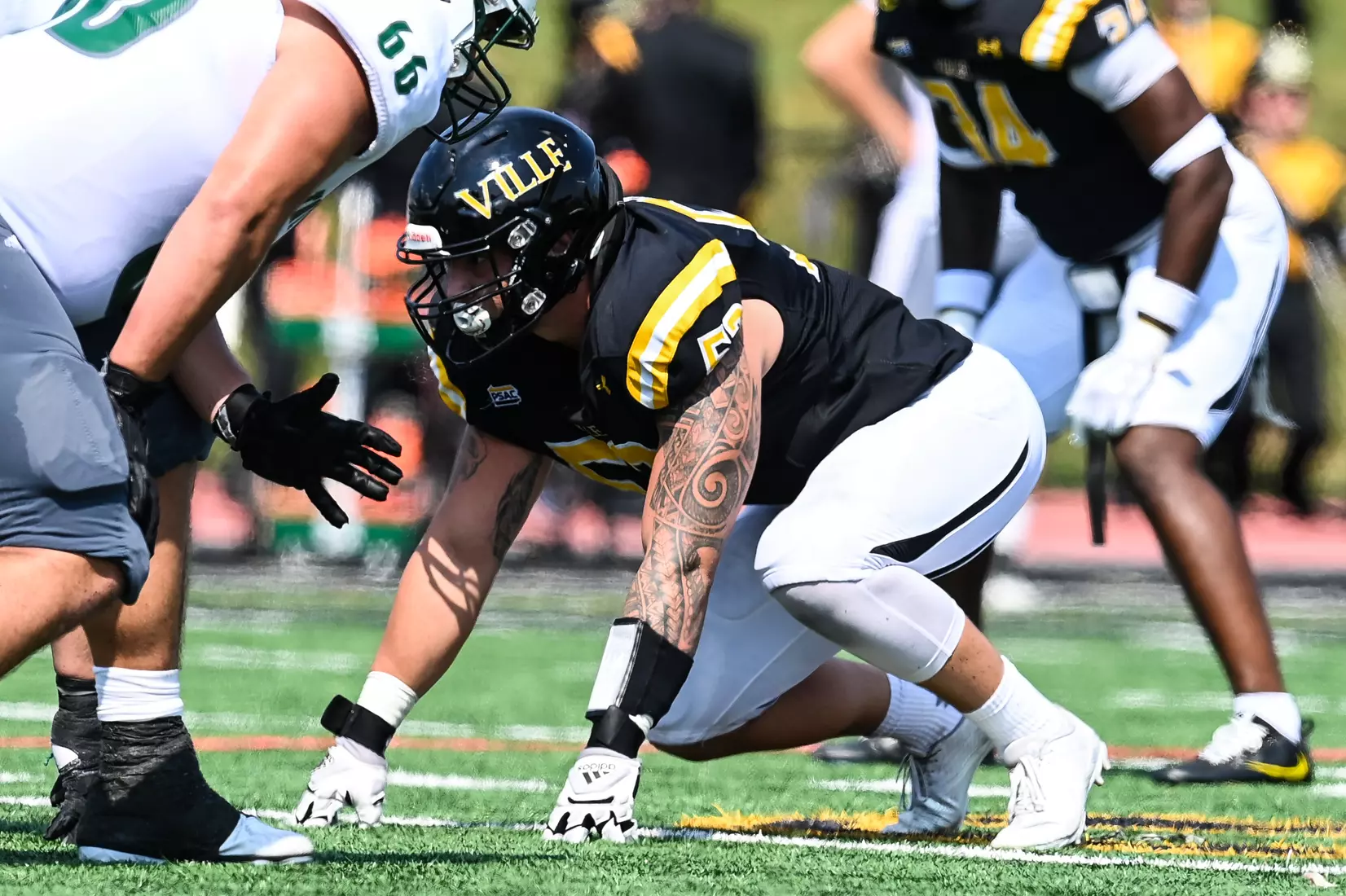 Millersville vs. Slippery Rock in football action at Chryst Field at Beimsderfer Stadium in Millersville on Saturday, September 17, 2022.