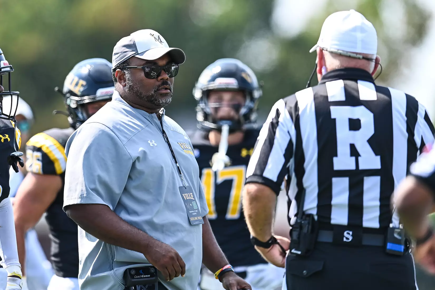 Millersville vs. Slippery Rock in football action at Chryst Field at Beimsderfer Stadium in Millersville on Saturday, September 17, 2022.
