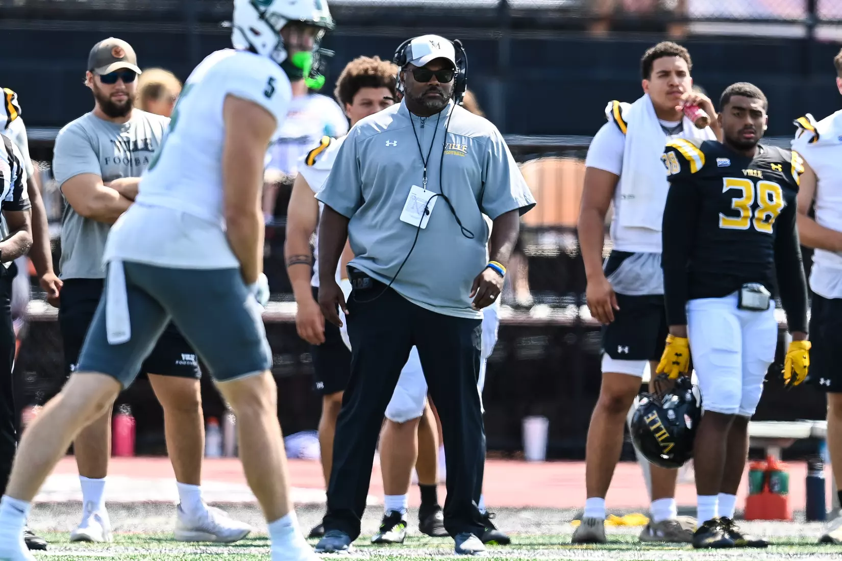 Millersville vs. Slippery Rock in football action at Chryst Field at Beimsderfer Stadium in Millersville on Saturday, September 17, 2022.