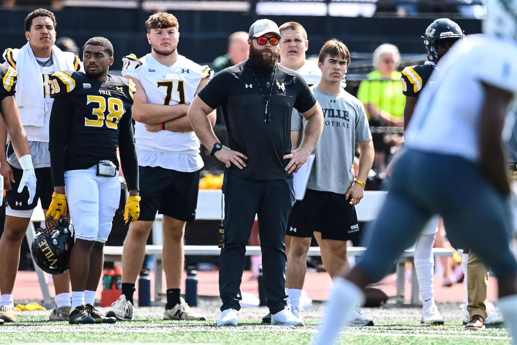 Millersville vs. Slippery Rock in football action at Chryst Field at Beimsderfer Stadium in Millersville on Saturday, September 17, 2022.