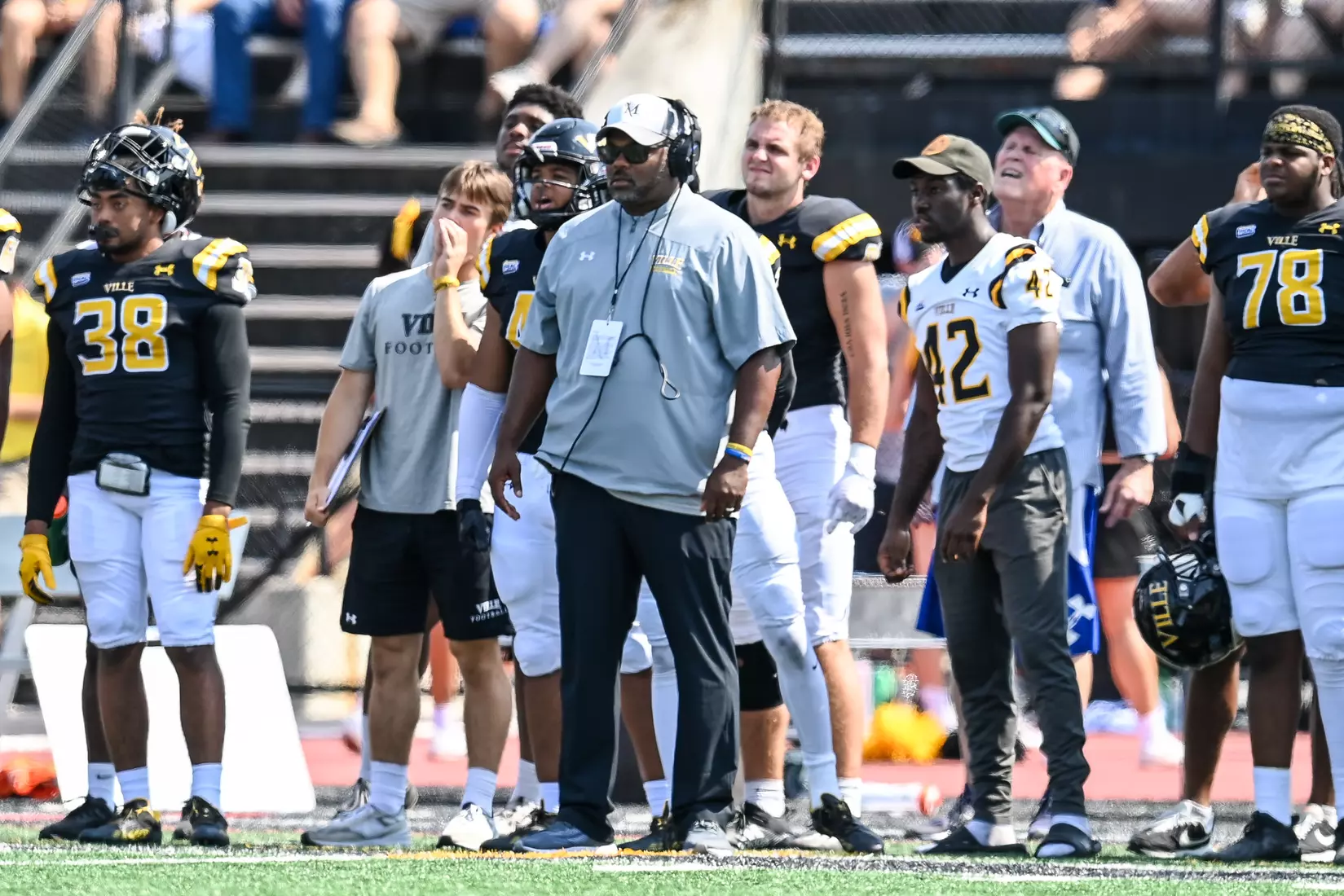 Millersville vs. Slippery Rock in football action at Chryst Field at Beimsderfer Stadium in Millersville on Saturday, September 17, 2022.