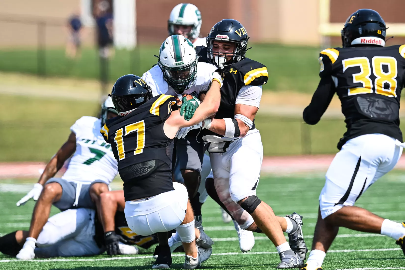 Millersville vs. Slippery Rock in football action at Chryst Field at Beimsderfer Stadium in Millersville on Saturday, September 17, 2022.