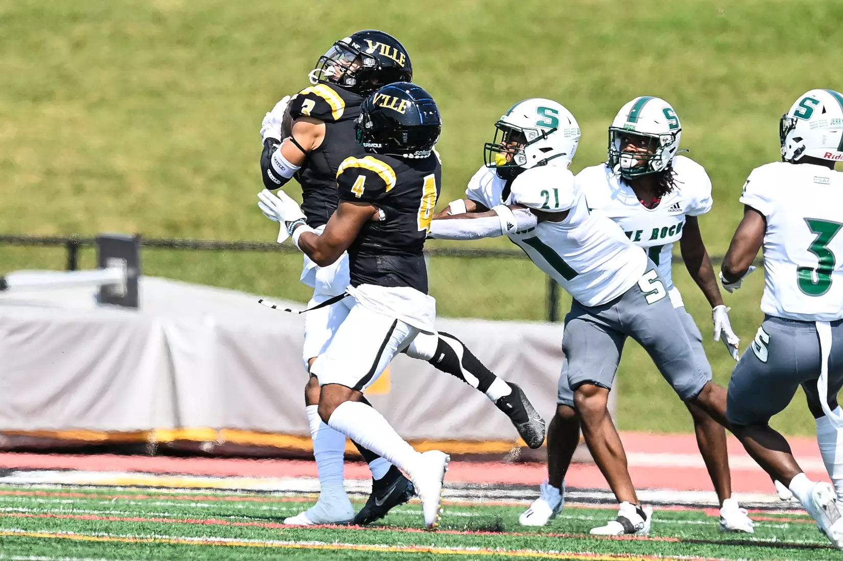 Millersville vs. Slippery Rock in football action at Chryst Field at Beimsderfer Stadium in Millersville on Saturday, September 17, 2022.