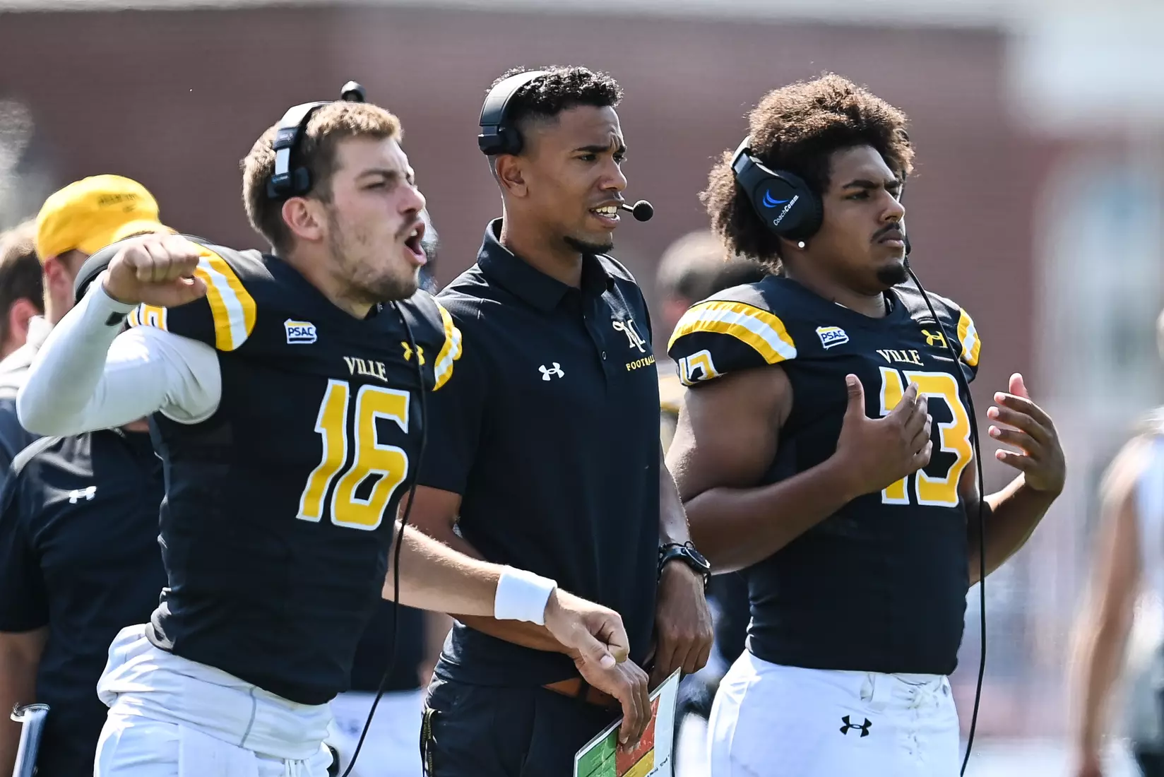 Millersville vs. Slippery Rock in football action at Chryst Field at Beimsderfer Stadium in Millersville on Saturday, September 17, 2022.