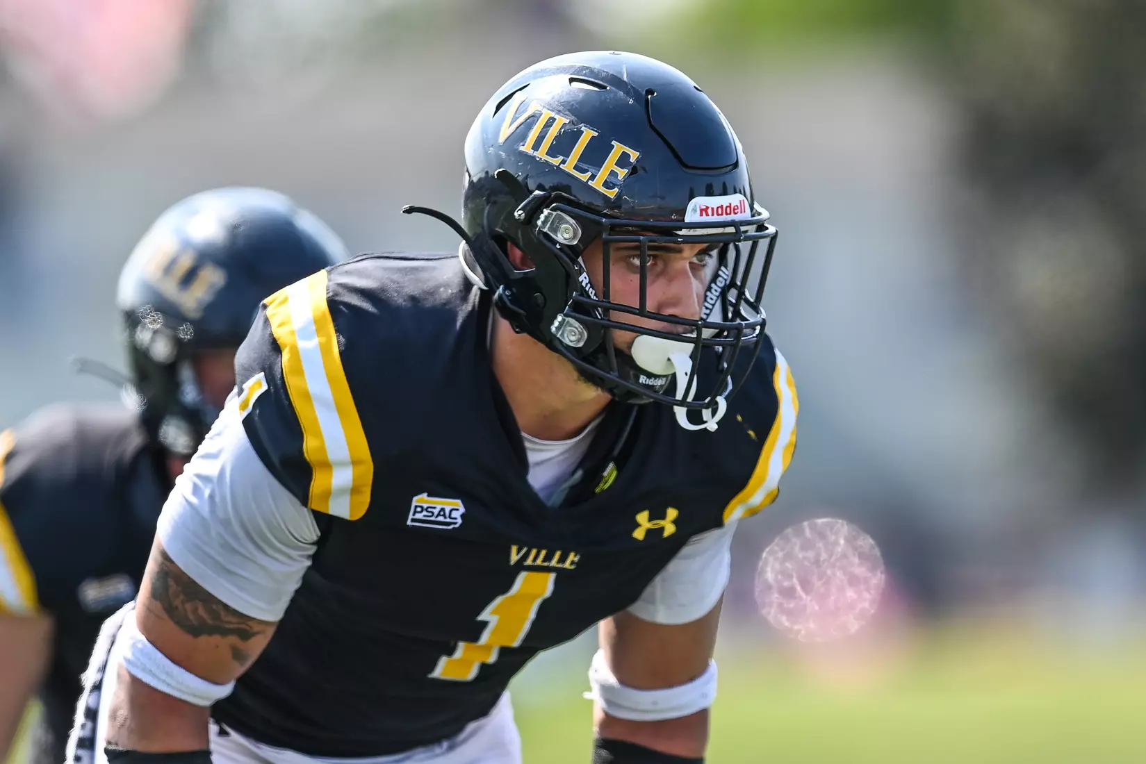 Millersville vs. Slippery Rock in football action at Chryst Field at Beimsderfer Stadium in Millersville on Saturday, September 17, 2022.