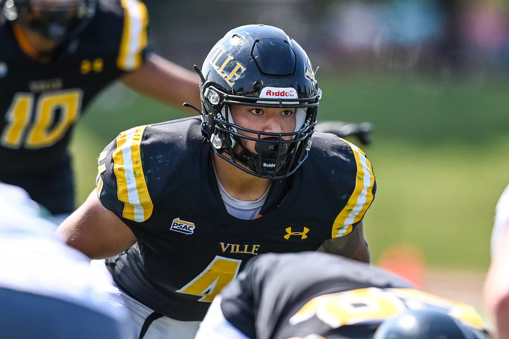 Millersville vs. Slippery Rock in football action at Chryst Field at Beimsderfer Stadium in Millersville on Saturday, September 17, 2022.